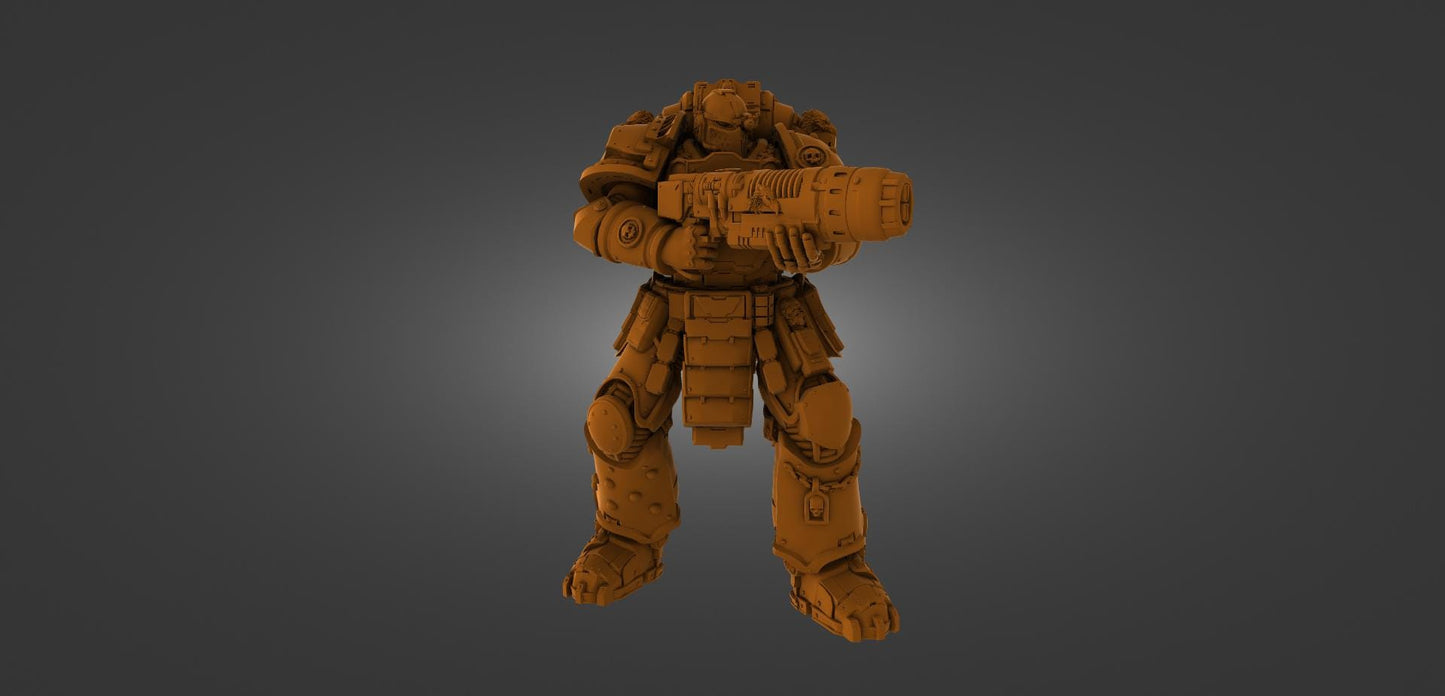 Giant Soldier Marine  5 Poses {By 3DArtGuy}