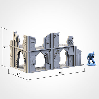 Post Apocalyptic Ruined WTC Terrain Tall Set or Pieces {By TxarliFactory}