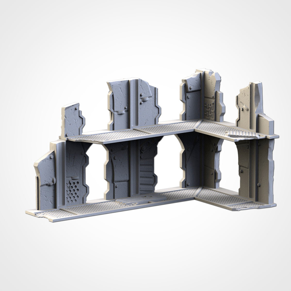 Post Apocalyptic Ruined WTC Terrain Tall Set or Pieces {By TxarliFactory}