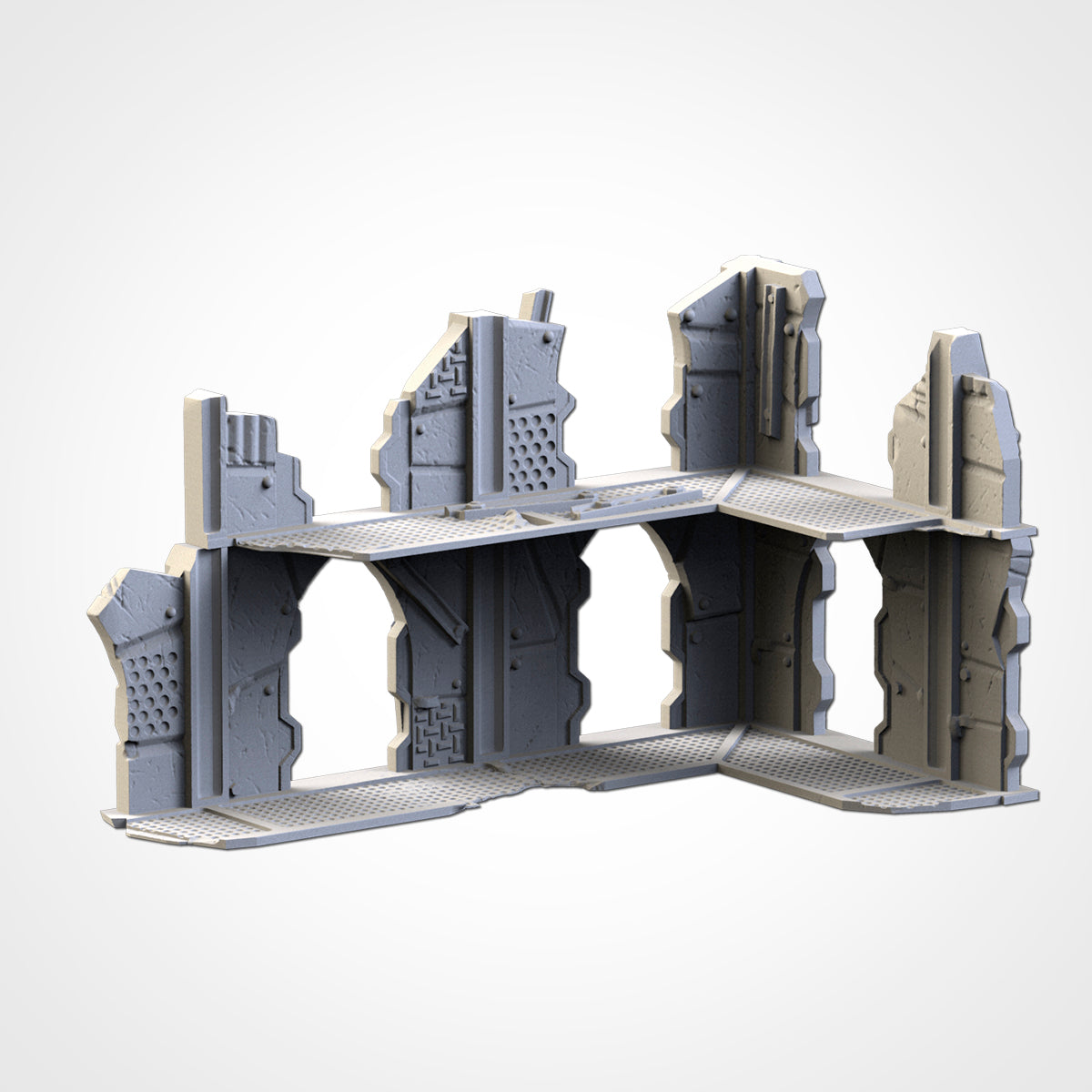 Post Apocalyptic Ruined WTC Terrain Tall Set or Pieces {By TxarliFactory}