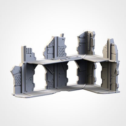 Post Apocalyptic Ruined WTC Terrain Tall Set or Pieces {By TxarliFactory}