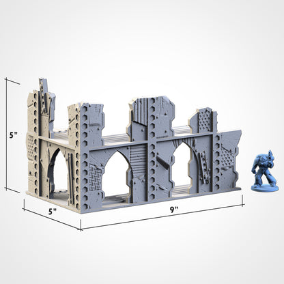 Post Apocalyptic Ruined WTC Terrain Tall Set or Pieces {By TxarliFactory}