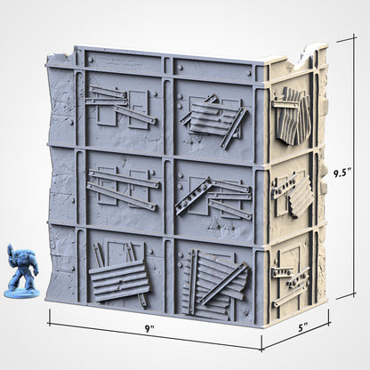 Post Apocalyptic Ruined WTC Terrain Tall Set or Pieces {By TxarliFactory}