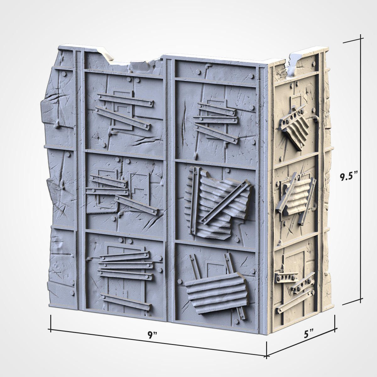 Post Apocalyptic Ruined WTC Terrain Tall Set or Pieces {By TxarliFactory}