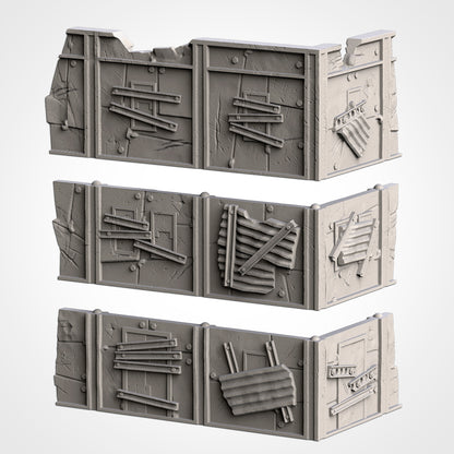 Post Apocalyptic Ruined WTC Terrain Tall Set or Pieces {By TxarliFactory}