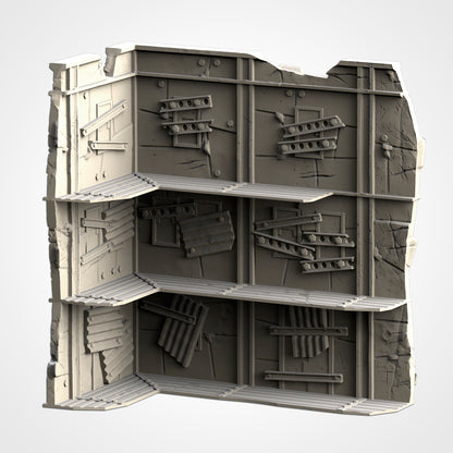 Post Apocalyptic Ruined WTC Terrain Tall Set or Pieces {By TxarliFactory}