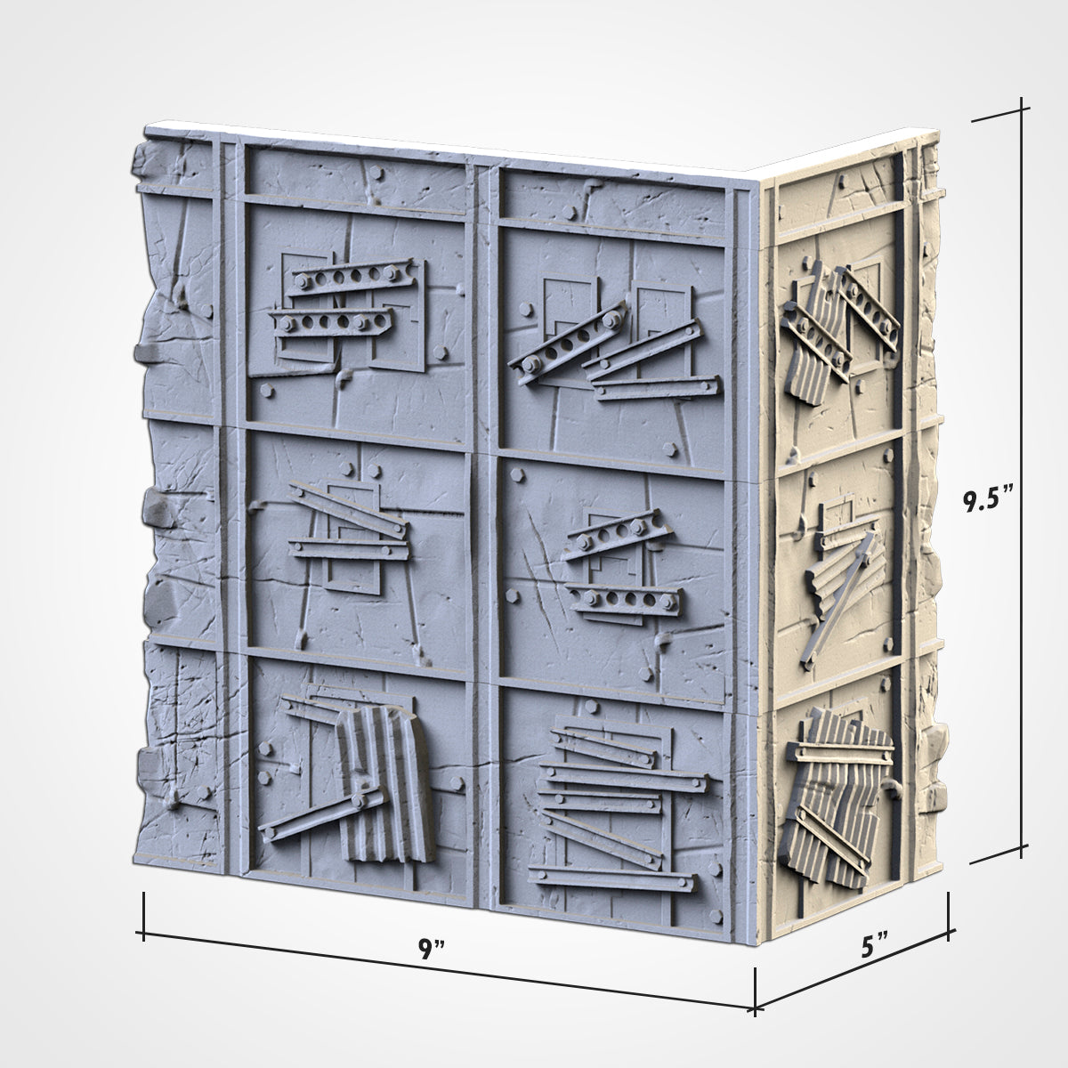 Post Apocalyptic Ruined WTC Terrain Tall Set or Pieces {By TxarliFactory}