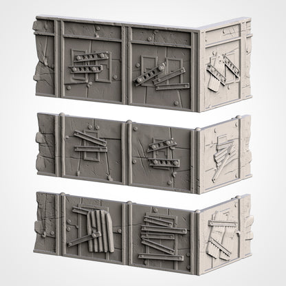 Post Apocalyptic Ruined WTC Terrain Tall Set or Pieces {By TxarliFactory}