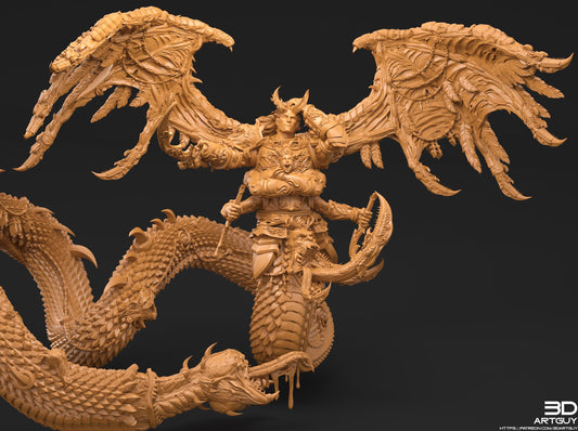 LARGE STATUE! Chaos "Fully-Grim" Giant Snake Proxy-   300mm
