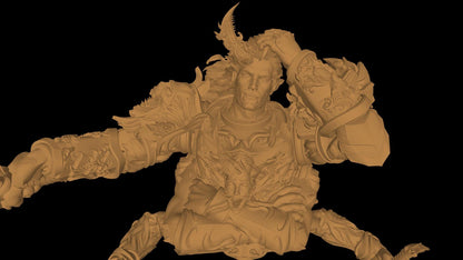 LARGE STATUE! Chaos "Fully-Grim" Giant Snake Proxy-   300mm