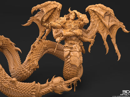 LARGE STATUE! Chaos "Fully-Grim" Giant Snake Proxy-   300mm
