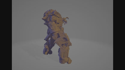 Imperial Gothic Exo Knights – 38mm Scale Elite Paladin Squad With Baroque Armor